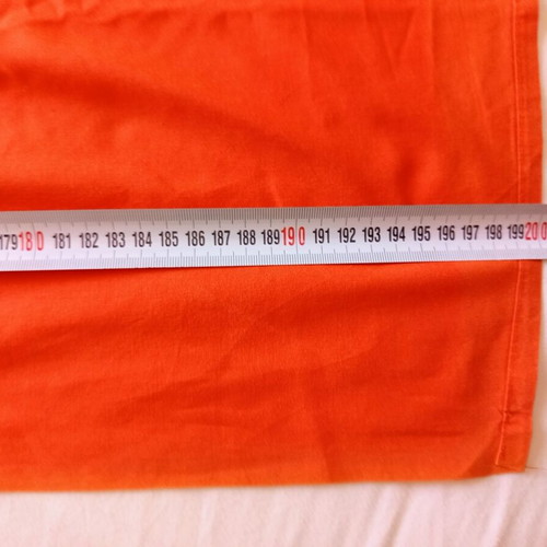 Cotton bed sheets set used, pack of 2, orange shades