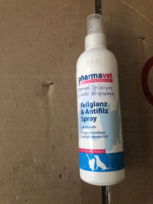 Pharmavet Fellglanz & Antifilz Spray 250ml new for shiny coat and easy brushing