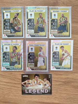 Euroleague Contenders 25-26 numbered cards, perfect condition