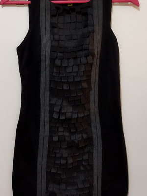 Φόρεμα Attrattivo μεταχειρισμένο, mini αμάνικο, μέγεθος S, μαύρο