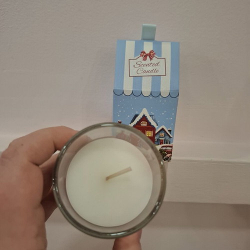 Christmas scented candle Rain Forest, like new
