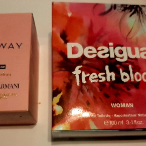 Branded perfume boxes new, pack of 15 for collection or decoration