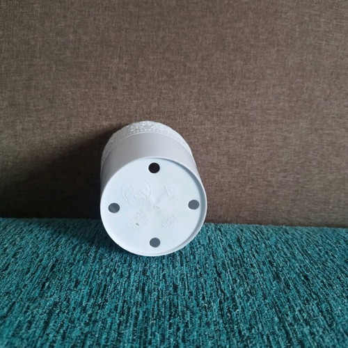 Decorative plastic flowerpot used with minor wear