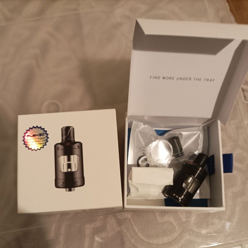 Innokin Zlide e-cigarette atomizer 4ml 24mm silver like new