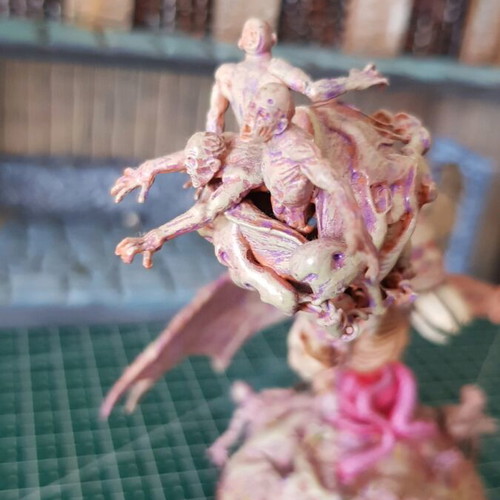 Custom demon miniature for Dungeon and Dragons like new