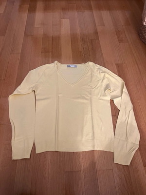 Zara knitted sweater like new, yellow, size L