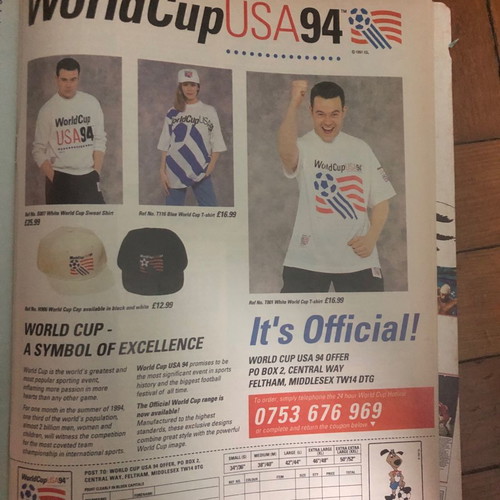 World Soccer Copa America Ecuador 1993 used, British edition