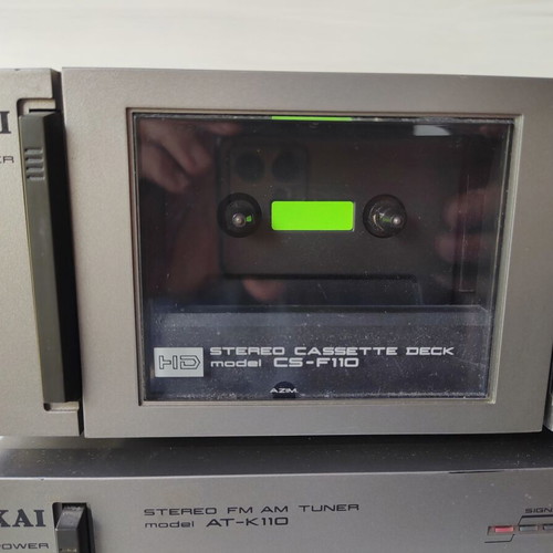 Akai 110 Audio Stack used, amplifier AM-U110, tape deck CS-F110, tuner AT-K110