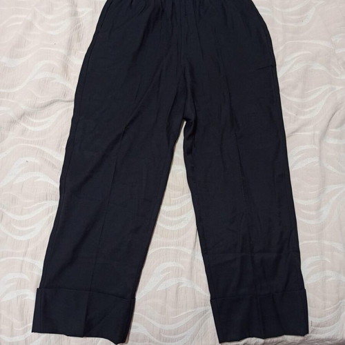 Loosefit pants Lascana black like new, high waist