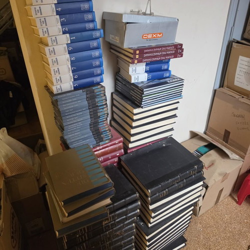 Book stock from old bookstore, large variety of titles and topics