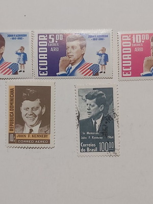 Συλλογή γραμματοσήμων John F. Kennedy In Memoriam 1964, Λατινική Αμερική