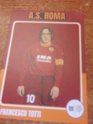 TOTTI ROMA RARE BIG LEGENDS CARD!!