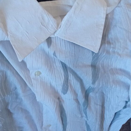Paolo Cocalini men's summer shirt size M, like new, white and blue
