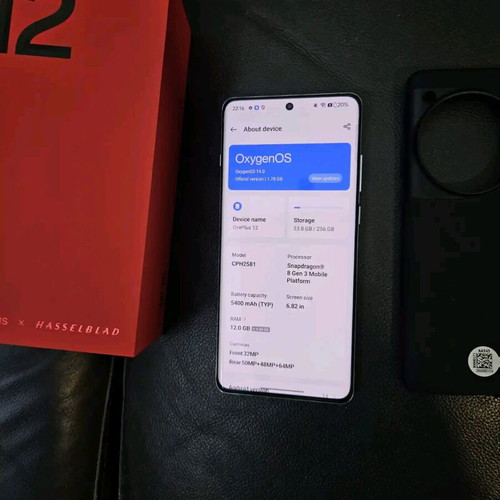 OnePlus 12 256GB 12GB Like New EU Global Snapdragon 8 Gen 3