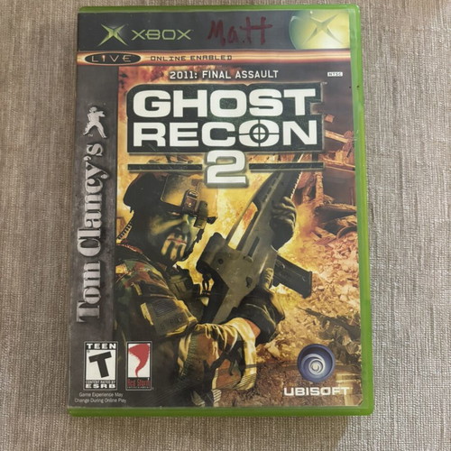 Ghost Recon 2 Xbox Original NTSC game used, American