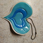 Hanging heart for bag