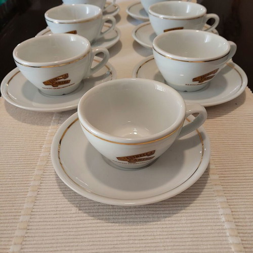 Estrella del Caribe espresso cups like new, pack of 7