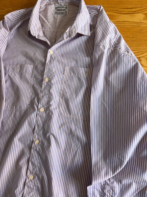 Pazolini striped men's shirt 3XL-4XL, casual style