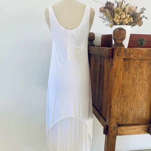 Ioanna Kourbela white circle dress, two-piece