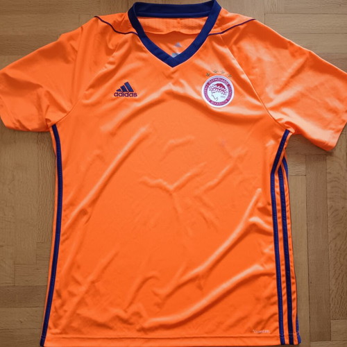 Olympiacos 2017-18 Football Jersey Adidas used, Large