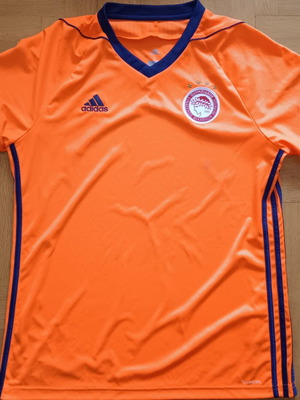 Olympiacos 2017-18 Football Jersey Adidas used, Large