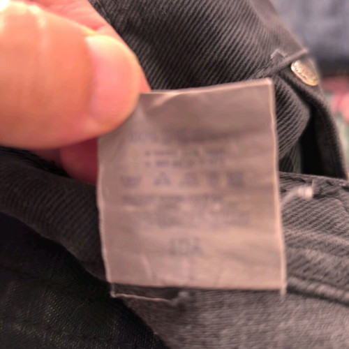 Genuine Versace Jeans pants size M used, black