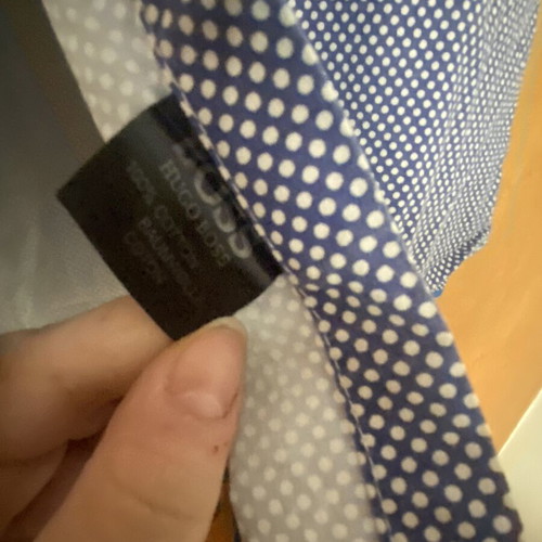 Boss blue slim fit shirt, XL size