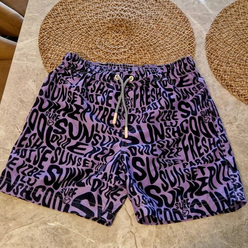 Marks & Spencer children's swim shorts like new, purple, size 6-7 years