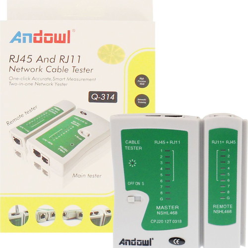 Andowl Q-314 Tester Καλωδίων Δικτύου Καινούργιο