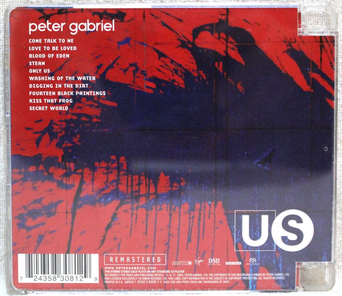 Peter Gabriel Us SACD Hybrid like new,… - € 69,00 - Vendora.cy