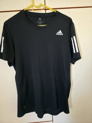Μπλούζα running Adidas Climacool μεταχειρισμένη, μέγεθος Μ, μαύρη