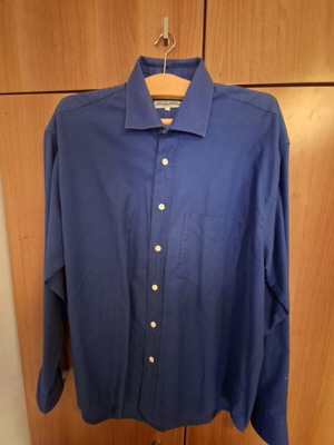Long shirt like new, size L, blue