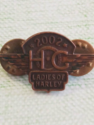 Harley Davidson H.O.G. Ladies of Harley 2002 συλλεκτική καρφίτσα μεταχειρισμένη