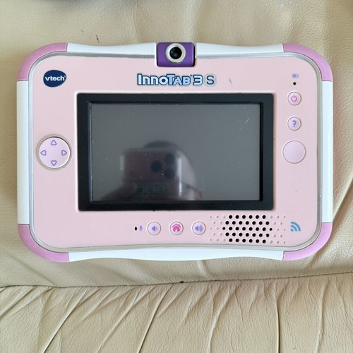 VTech InnoTab 3S educational tablet used with Monsters University game