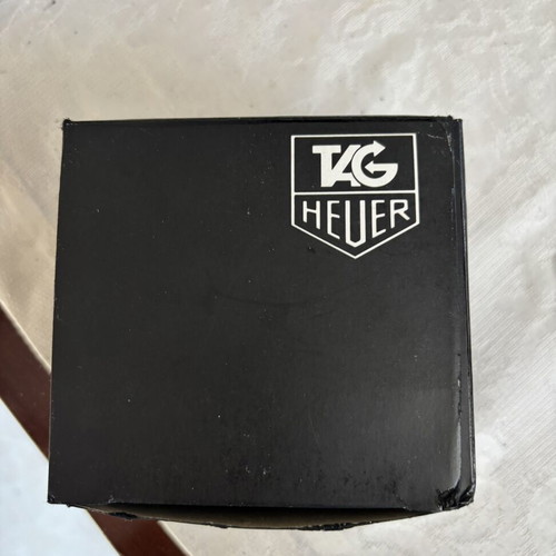 Tag Heuer leather watch case used with box and booklet