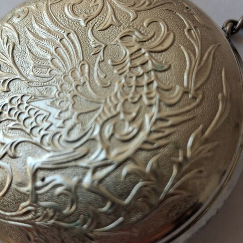 Molnia pocket watch 1970 used, mechanical winding over 48 hours autonomy