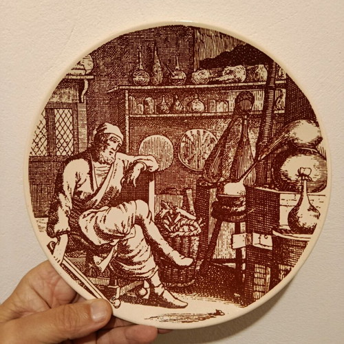 KOPER pharmaceutical promotional plate like new, ceramic 23 cm