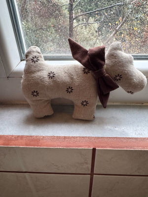 Fabric dog doll new decorative item