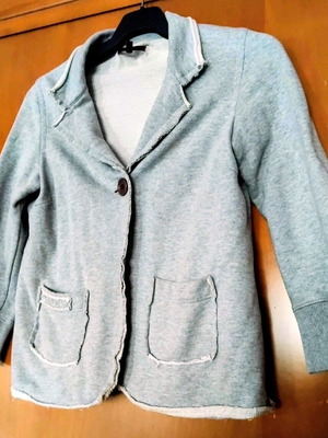 Roxy jacket like new, gray, size M