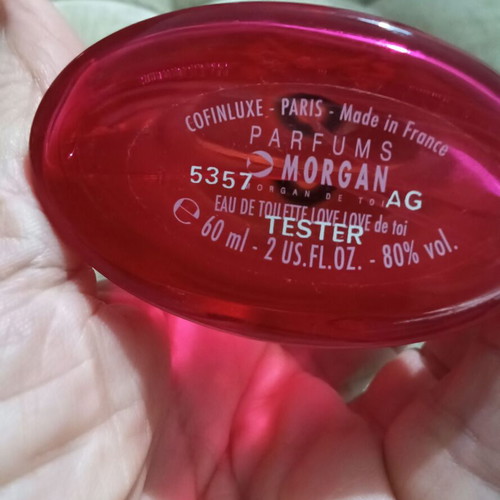 Love Love de Toi Glossy Morgan Eau de Toilette tester 60ml like new
