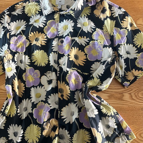 H&M Floral Shirt XXL like new, multicolor, relaxed fit