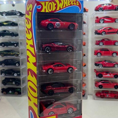 Hot Wheels Ferrari 5-Pack gift set new, die-cast models
