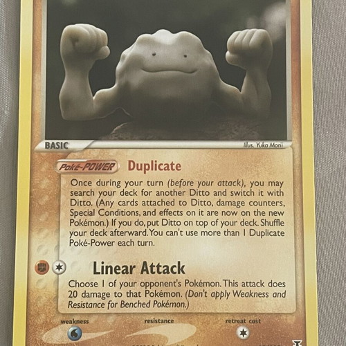 Pokemon Card Ditto Geodude 62 NM ex Delta Species like new