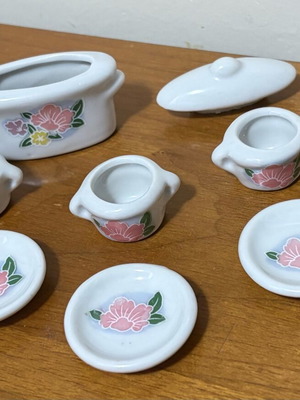 Σετ μινιατούρες κεραμικό σαν καινούργιο