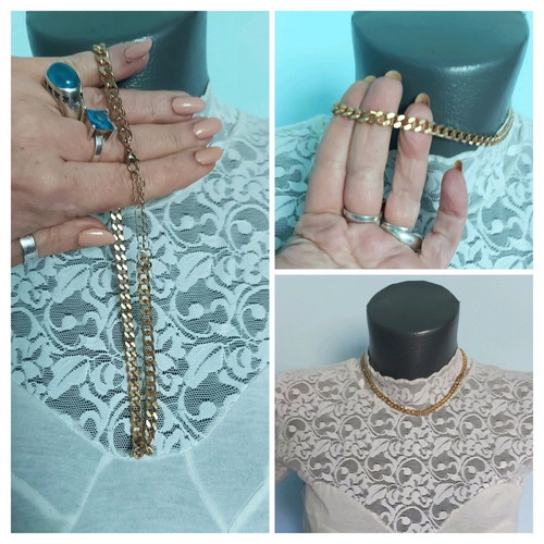 Choker necklaces like new, set of 3 pieces
