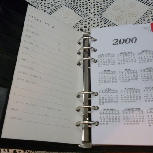 Organizer 2000 2001 2002 2003 new