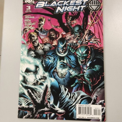Blackest Night set of 8 comics like new, complete series