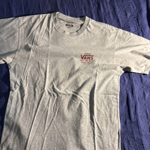 Vans T Shirt Grey Size Medium Like New