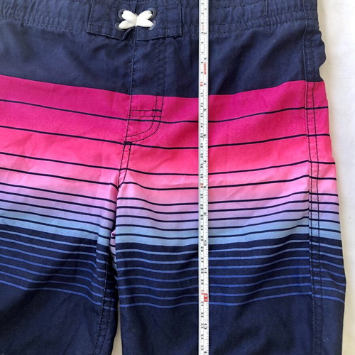 Old Navy Boys' Swim Shorts size 8 like new, blue and pink
