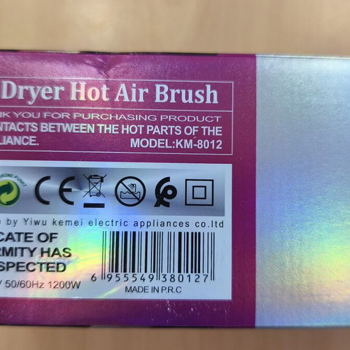 Rotating Hair Dryer Brush new, automatic curls